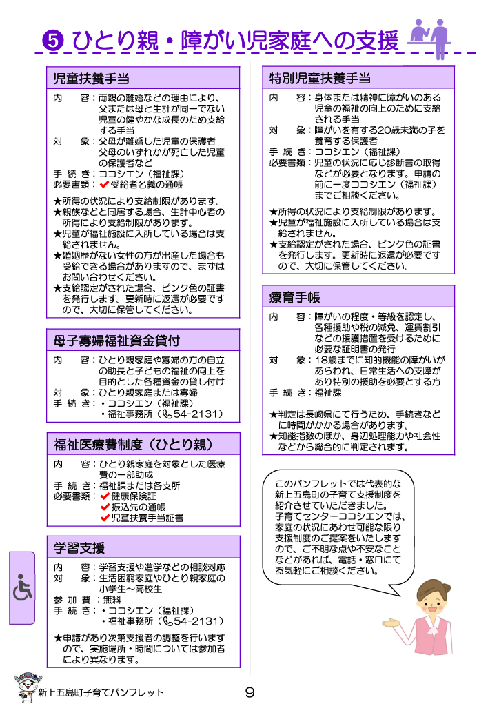 子育てパンフレット ページ9